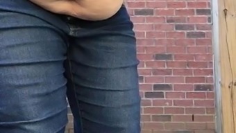 Wife And Mom Of 6 Strips Outside With Pierced Nipples Tits