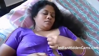 Purple Saree Aunty Hardcore Fucked