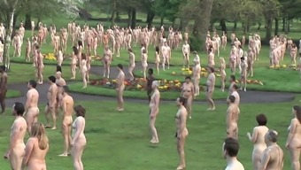 British Nudist People In Group 2 