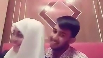 Bangladeshi Girlfriend And Boyfriend Smooching In A Restaurant