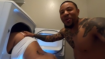 Dryer Sex Happens To Big Booty Big Tit Asian Milf