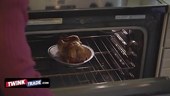 Naughty Teen Help Their Stepdads With Thanksgiving Dinner