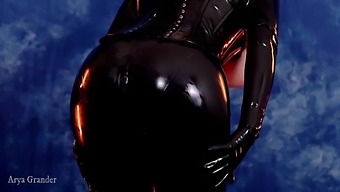 Arya Grander In Rubber Fetish Latex Catsuit High Quality Video