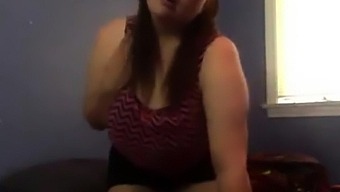 Fat Woman With Big Tits Fingering Sex Toys