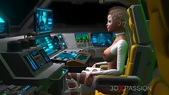 Alien Dickgirl Fucks Sex Slave In Space Station