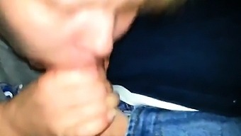 Blowjob In The Car And Swallow