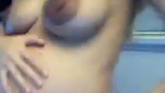 Apregnant With Big Boobs, Brown Areolas At Webcam (Mrno)
