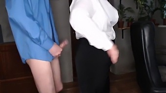 Fucking Sexy Secretary In Stockings And Panties