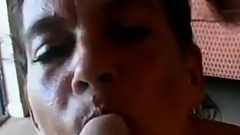 Hot Busty Mature Cougar Smoking Bj-Pov
