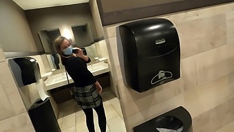 Real Secretary Masturbates In Office Bathroom 