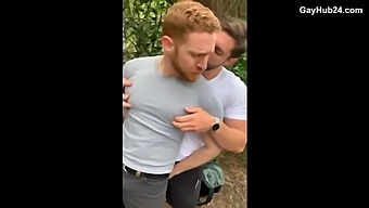 Three Hot Friends Have Fun Outdoor. Amateur Gay Porn Video