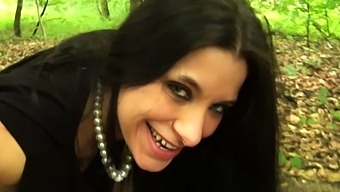 Jade Takes Anal In Stockings In The Woods Again