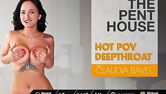 Claudia Bavel In The Penthouse: Hot Pov Deepthroat - Virtualporn360