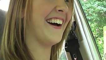 Video Of Naughty Girlfriend Katie K Pleasuring Her Cunt In The Car