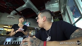 Waitress Pov - Vina Sky - Little Asian Treat