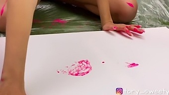 Painting Her Body And Painting With Her Body – Tory Sweety Is Taking This New Form Of Sex Art