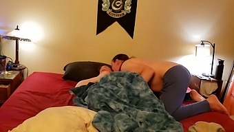 Bbw Warm Under The Covers Gets Heated Up By Expert Clit Licking, Socks Come Off!
