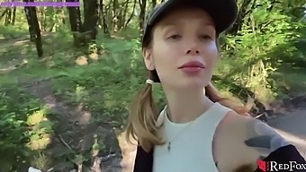Perfect Girl Sucking Big Dick Until Oral Creampie In The Forest
