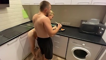 Fucked Blonde In The Kitchen