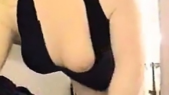 Latex Blowup Dollsuit Being Worn By A Crossdresser