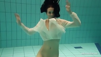 Nude Teen Babe Alone In Swimming Pool
