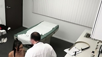 Busty Ebony Patient Blows Doctor