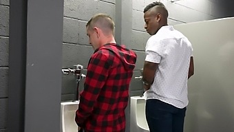 Handsome White Gay Man Gets Fucked Hard By Two Black Strangers