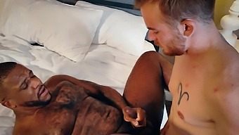Interracial Gay Fucking In The Bedroom With A Hot Black Dude