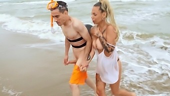 Outdoor Dicking On The Beach With Lola Emme And Her Boyfriend