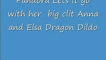 Pandora Does Frozen Big Clit Anna And Elsa Dragon Cock Dildo