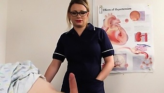 Brit Voyeur Nurse Watches Patient Wank