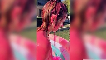 Dirty Outdoors Lesbian Sex Between Sluts Abbie Maley And Riley Reid