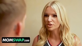 Football Stepmoms Rachael Cavalli And Sedona Reign Celebrate Win With Real Taboo Foursome - Momswap