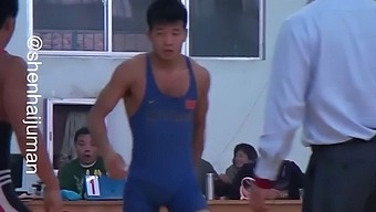 Asian Boy Gets Hard In Public