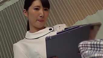 Japanese Nurse Thirsts For Patient And Wanks Him Off Before Riding Him