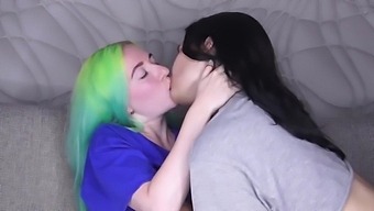 Juicy Holes - Lesbians Polish Each Others With Tender Tongu