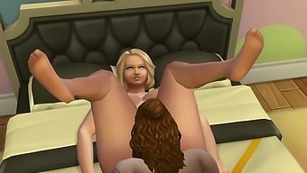 Simslust - Kelsey Lets Her College Friends Get Fucked By Her Step Family - Part 1