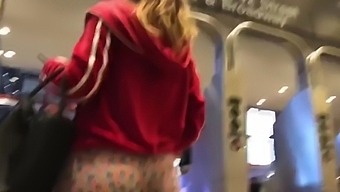 Slutty Teen With Sexy Ass In Tight Pants