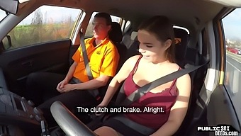 Curvy Eurobabe Pussy Stuffed By Driving Tutor After Oral 69