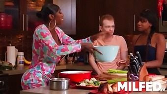 Big Black Woman Eating During Sex - Milfed