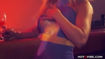 Squirting On Spectators At The Bar!