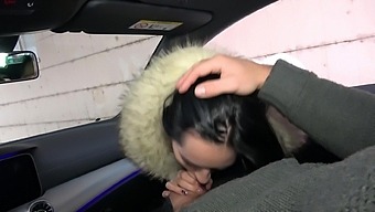 Amazing Fucking In The Car With Cock Hungry Hottie Megan Venturi