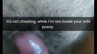 Its Not Cheating He Just Rub My Pussy With A His Cock....Ugh...Wait.. Now He Inside And Cum In My Fertile Pussy!  -Cuckold Captions - Milky Mari