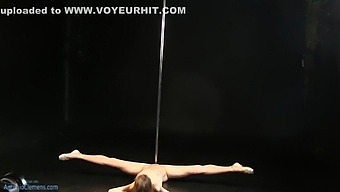 Annette A And I Are Filming A Pole Dance Video For You. 2