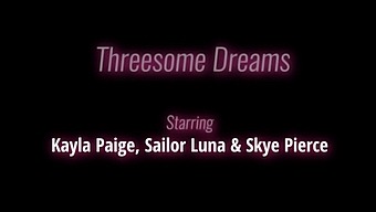 Gorgeous Clit Lickers Kayla Paige, Sailor Luna And Skye Pierce Fuck!