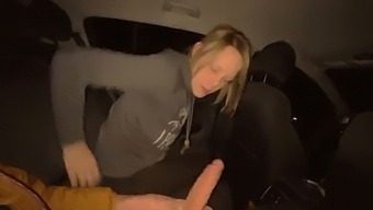 Wife Butt Fucked By Big Dick In The Back Seat
