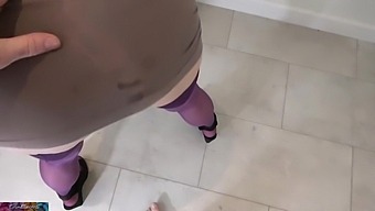 Stepmom Stuck In The Patio Furniture And Fucked
