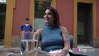 Redhead Babe Gets An Amazing Porn Debut With A Dirty Superman