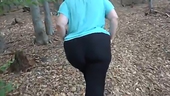 Young Chubby Girl With Nice Curves Sucks And Fucks Boyfriend In The Forest