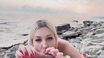 Even The Ocean And Beautiful View Can'T Stop Horny Couple From Having Sex All The Time